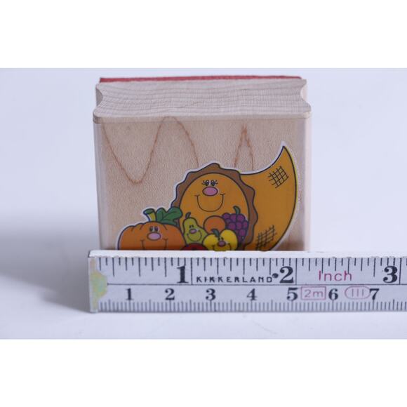 Autumn Harvest, Vegetables, Pumpkin, Halloween, Message Stamp, Paper Stamping - Picture 3 of 3